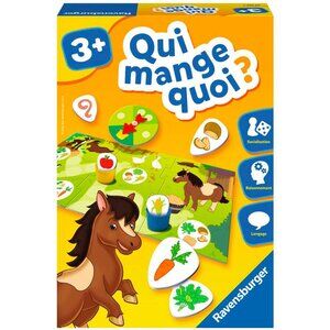 New Sealed Ravensburger Game Jeu Qui Mange Quoi? (Who eats what?) French